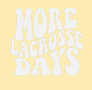 YELLOW Lacrosse Days Sweatshirt