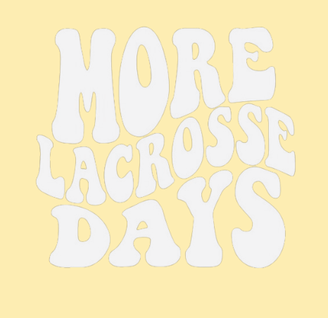 YELLOW Lacrosse Days Sweatshirt