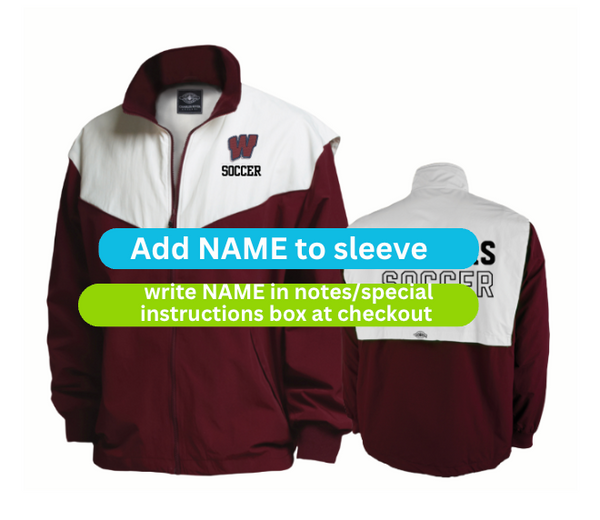 JV Team Maroon and White Jacket