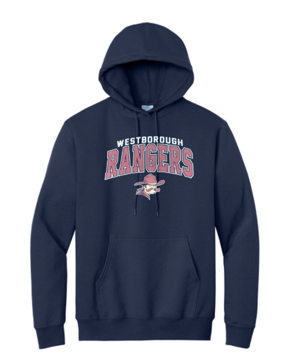 RANGERS Navy Hooded Sweatshirt