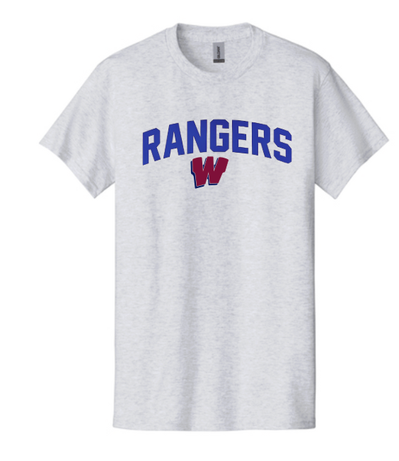 CLEARANCE Tshirt w/ RANGERS W Logo