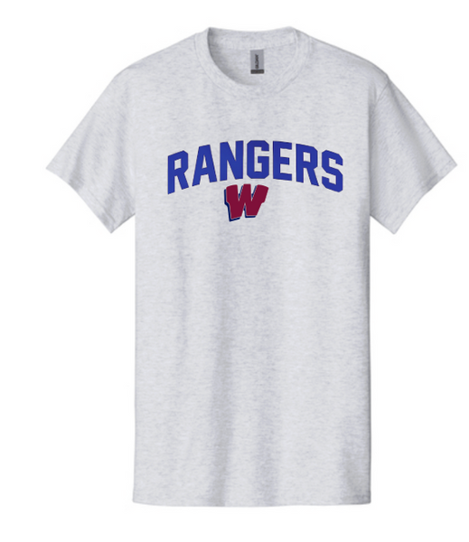 CLEARANCE Tshirt w/ RANGERS W Logo