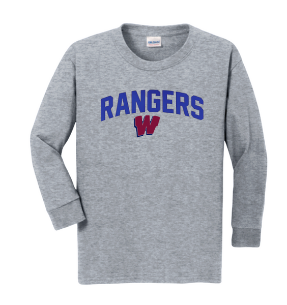 CLEARANCE Tshirt w/ RANGERS W Logo