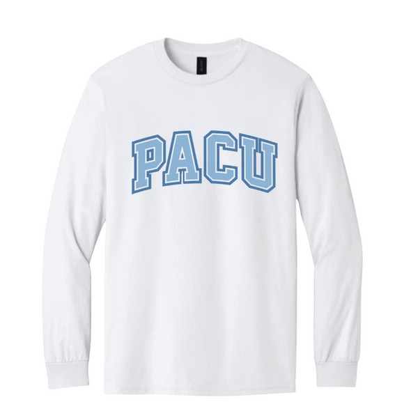 PACU Arched Logo Cotton Long Sleeve T Shirt