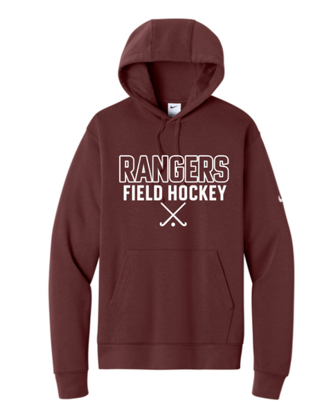 Maroon Nike Hooded Sweatshirt