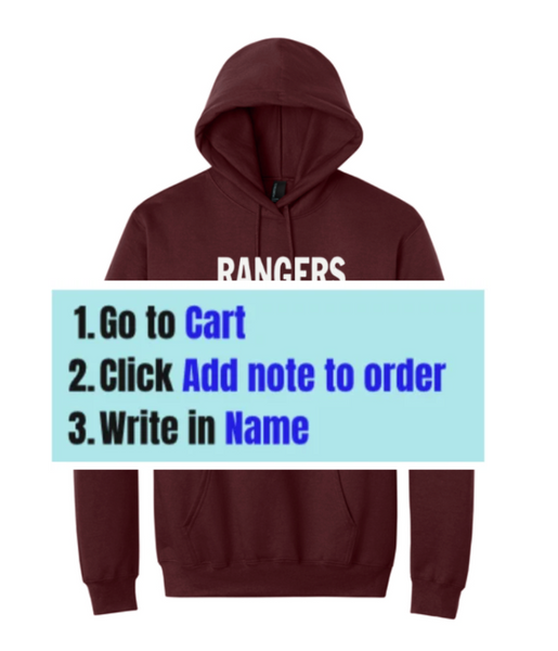 Maroon Hooded Sweatshirt