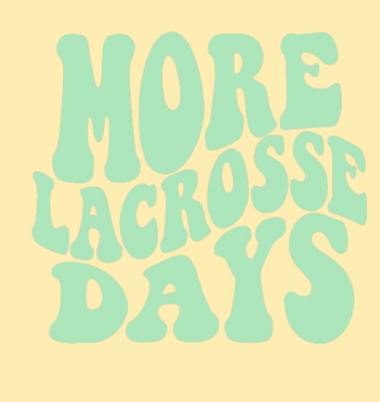 YELLOW Lacrosse Days Sweatshirt