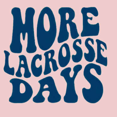 LIGHT PINK Lacrosse Days Sweatshirt