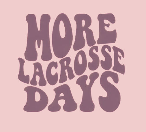 LIGHT PINK Lacrosse Days Sweatshirt