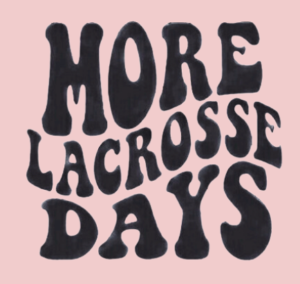 LIGHT PINK Lacrosse Days Sweatshirt