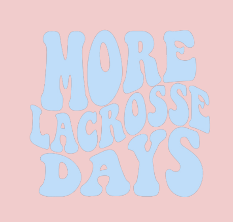 LIGHT PINK Lacrosse Days Sweatshirt