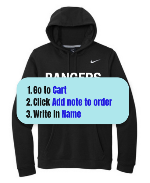 Black Nike Hooded Sweatshirt