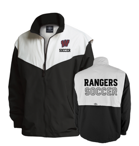 Team Black and White 1/2 Zip Jacket