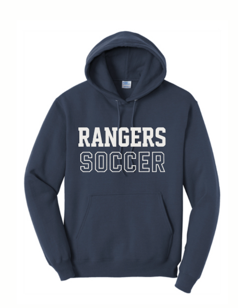Fan Apparel Navy Hooded Sweatshirt