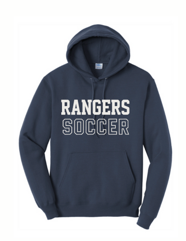 Fan Apparel Navy Hooded Sweatshirt