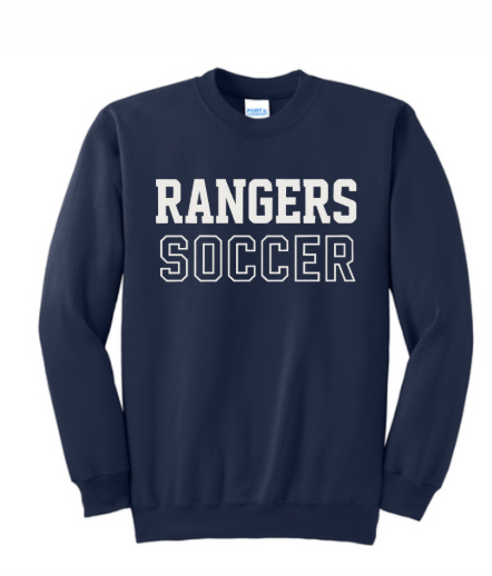 Fan Apparel Navy Crewneck Sweatshirt