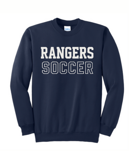 Fan Apparel Navy Crewneck Sweatshirt