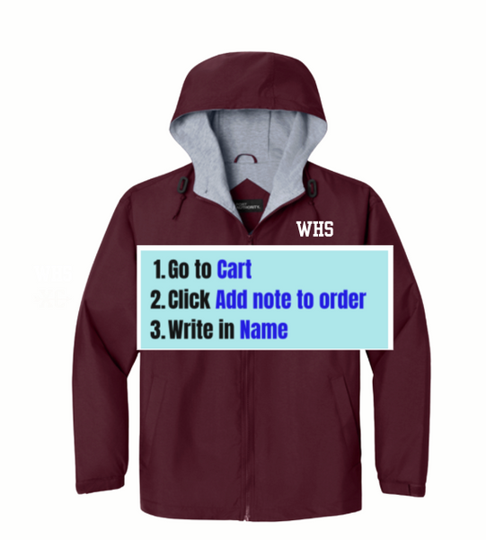 Maroon Full Zip Jacket