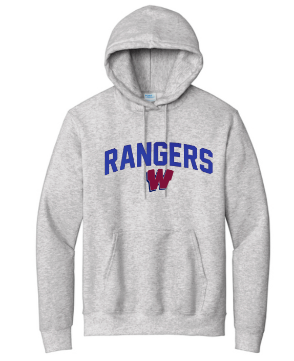 CLEARANCE Hooded Sweatshirt w/ RANGERS Logo