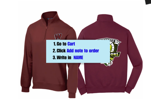 1/4 Zip Sweatshirt