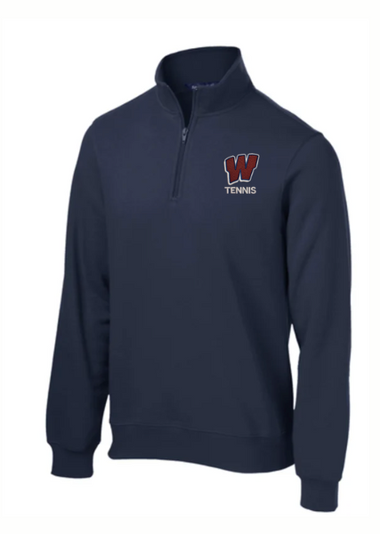 1/4 Zip Sweatshirt-front logo only