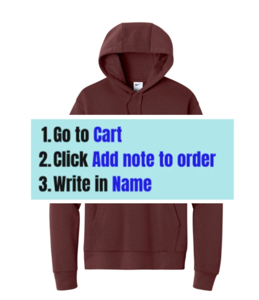 Maroon Nike Hooded Sweatshirt