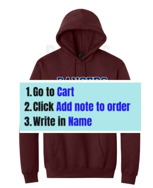 Maroon Hooded Sweatshirt