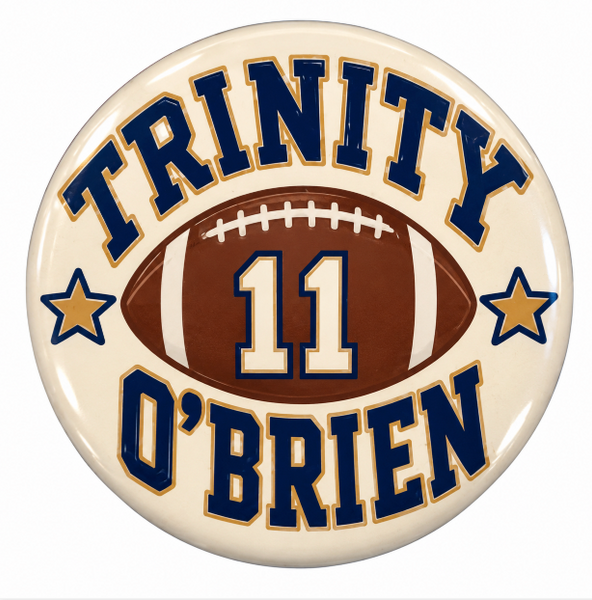 Trinity Game Day Button Pins