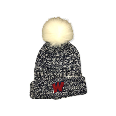 CLEARANCE Hat w/ White Pom Pom